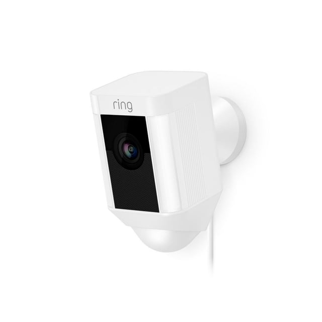 Cámara de vigilancia exterior Ring Spotlight con cable