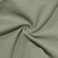 thumbnail image 5 of MDUKONU Men's Elastic Waist Cotton Linen Pants Quick Dry Fall Wear Green XXXL, 5 of 8