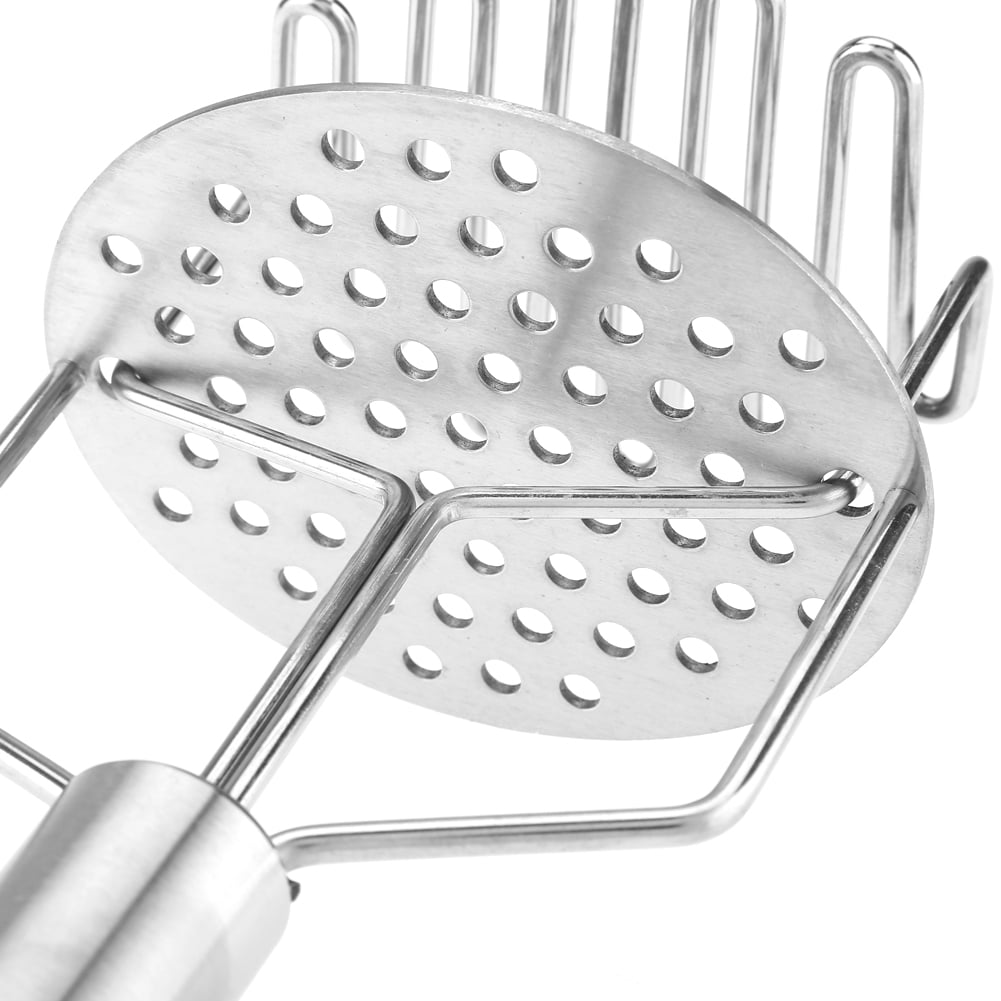 Stainless Steel Potato Wavy Potato Mud Maker Masher Fruit Crusher Kitchen@+