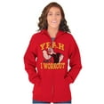 thumbnail image 3 of Yeah I Workout Popeye The Sailor Man Zip Up Hoodie Men's Women's Brisco Brands M, 3 of 6