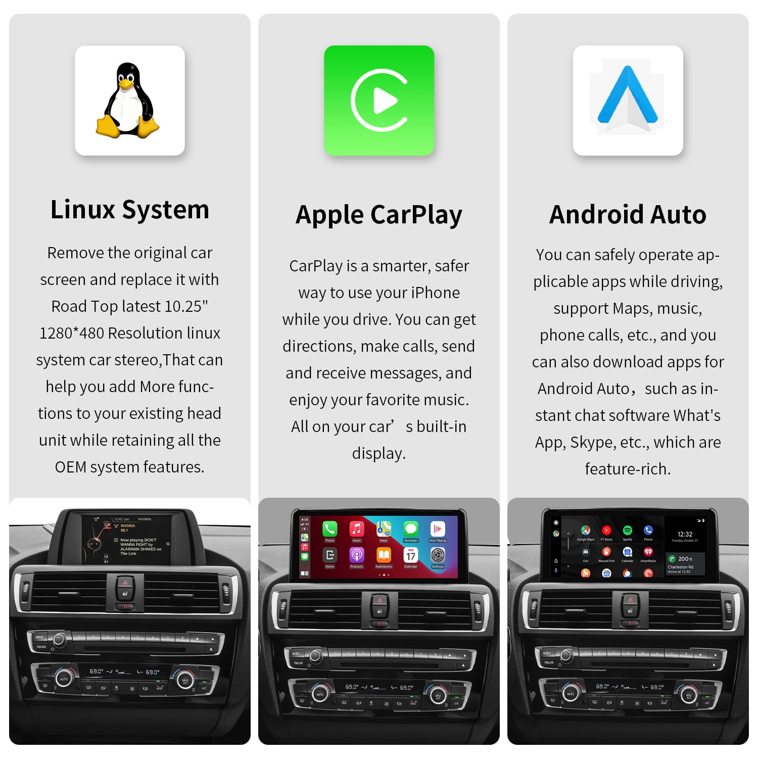 Android12 BMW X3 X4 F25 f26 シリーズ アンドロイドナビ Android12 Car GPS DVD for BMW F25 X3 F26 X4 - BMW X3 Carplay, BMW