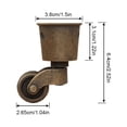 thumbnail image 4 of Eigraketly Ruedas para muebles de larga duración de 4 piezas Ruedas para muebles resistentes al óxido y de apariencia elegante Artesanía, 4 of 6