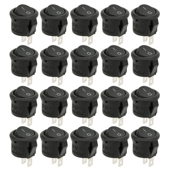 Elementos de control industrial, 20 piezas Interruptor basculante Interruptor basculante de potencia Interruptor de posición de pasador Rendimiento comprobado