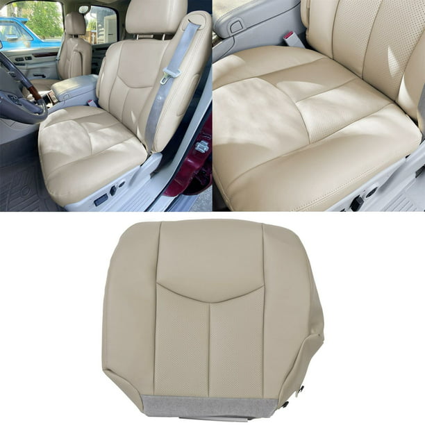 For 2003 2004 2005 2006 Cadillac Escalade Driver Side Bottom Seat Cover Tan Com - 2006 Cadillac Escalade Ext Seat Covers