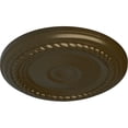 thumbnail image 3 of Ekena Millwork 7 7/8"OD x 3/4"P Small Alexandria Ceiling Medallion (Fits Canopies up to 4 5/8"), Hand-Painted Brass, 3 of 7