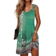 thumbnail image 1 of Vestidos de verano de Dress Sherosa para mujer con cuello en V floral, 1 of 6