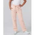 thumbnail image 2 of Real Essentials 3 Pack: Girls' Fleece Open Bottom Soft Athletic Performance Casual Sweatpants(Ages 7-16), 2 of 6