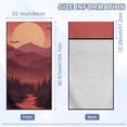 thumbnail image 5 of ZUXONGSY Car Seat Cover Towel Red Moon Mountain Print Sprints Towel Car Seat Covers Absorbent Cars Sport Towel Seat Cushion Automotive Accessories, 5 of 8