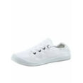 thumbnail image 2 of Zig-s Women's Causal Comfort Slip On Round Toe Flat Sneaker Shoes (White, 8), 2 of 2