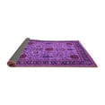 thumbnail image 2 of Ahgly Company Indoor Round Oriental Purple Industrial Area Rugs, 3' Round, 2 of 4