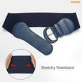 thumbnail image 6 of WHIPPY Women Elastic Wide Belt, Stretch Waist Belt for Dresses, 6 of 7