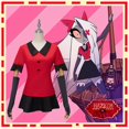 thumbnail image 2 of Disfraz de Vaggie para cosplay, disfraz elegante para Halloween, carnaval, disfraces de Navidad, traje rojo, cosplay de anime, 2 of 4