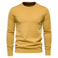 thumbnail image 3 of Awdenio Sweaters for Men Slim Fit Round Neck Casual Pullover Basic Twist Patterned Knitted Long Sleeved Fall Winter Top Sweater, 3 of 3