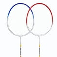 thumbnail image 1 of jinwen 2 Piece Badminton Racket Set Badminton Equipment Badminton Racket for Adults and 3xShuttlecock 1xBag, 1 of 5