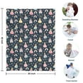 thumbnail image 4 of Little Princess Castle Pattern Blanket,Comfortable Soft Flannel Throw Blanket,All Season,Warm Lightweight Blankets for Sofa Bed Couch Living Room Chair,30"x40", 4 of 4
