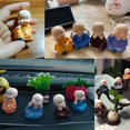 thumbnail image 2 of Pequeño Buda Coche Estatuilla Budista 4 Monjes Budistas Estatua De Buda De Resina Decoración De Monje Budista Hogar, 2 of 5