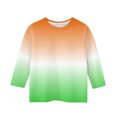 thumbnail image 5 of AINIYS Junior T-Shirts for Boys Long Sleeve Gradient Color Round Neck 11-12 Years Girls Casual Loose Pullover Basic Tees Vintage Fall and Spring Sweatshirt Children Fashion Clothes, 5 of 5