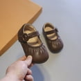 thumbnail image 6 of MEZZALL Toddler Boys Girls Summer Pleated Cute Shoes Home Shoes Daily Shoes Simple And Easy To Wear Lovely Footwear, Brown, 2.5-3 Years, 6 of 6