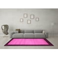 thumbnail image 3 of Ahgly Company Indoor Square Abstract Purple Contemporary Area Rugs, 6' Square, 3 of 4