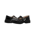 thumbnail image 3 of Zapato Escolar Para Niña Dogi® Charol Negro Con Broche negro 18.5, 3 of 6