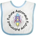 thumbnail image 3 of Inktastic Future Astronaut Space Rocket Girls Baby Bib, 3 of 4