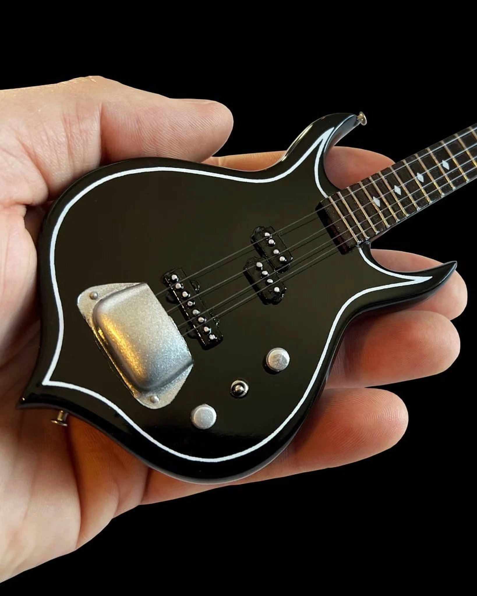 Signature Punisher 10 Inch Miniature Bass Guitar Replica Collectible