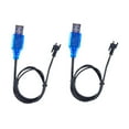 thumbnail image 2 of 2 cables de carga USB de 3,7 V y 400 mAh para vehículos RC de 60 cm. Cables de carga fiables para juguetes, coches, barcos y otros vehículos., 2 of 8