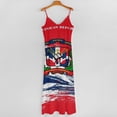 thumbnail image 5 of Dominican Republic Sleeveless Dress Women's Evening Dress Womans Clothing, 5 of 9