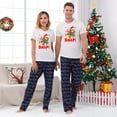 thumbnail image 2 of Christmas Pajamas Cute Gingerbread Oh Snap, Short Sleeve, Two-pieces, Size NB to Men 6XL, 2 of 7