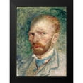 thumbnail image 2 of van Gogh, Vincent 11x14 Black Modern Framed Museum Art Print Titled - Self-portrait, 2 of 5