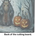 thumbnail image 2 of Krampus The Christmas Demon Spooky Halloween Glass Cutting Board Large 12 in x 15 in, 2 of 5