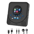 thumbnail image 1 of Reproductor de CD portátil MONODEAL Dual Stereo con Bluetooth y FM, 1 of 8