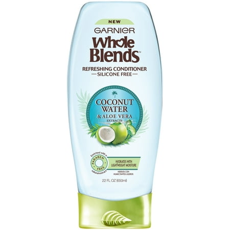 Garnier Whole Blends Hydrating Conditioner with Coconut Water & Aloe Vera Extract, 22 fl. (Best Aloe Vera Shampoo India)