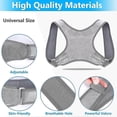 thumbnail image 2 of Adjustable Posture Corrector, Back Support Brace for Men and Women, Upper Back Stretcher for Spine Alignment, Posture Trainer Belt, Ideal Posture Corr, 2 of 5