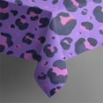 thumbnail image 4 of Leopard Print Square Tablecloth 60x60in(152x152cm) – Waterproof Polyester Printed Table Cover, Wrinkle Resistant & Washable for Kitchen Dining Picnic Party Decor, 4 of 6