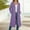 #23-Purple, variant on Heisall Womens Hooded Cardigan Jacket Long Sleeve Zipper Closure Pocket Longline Solid Color Casual