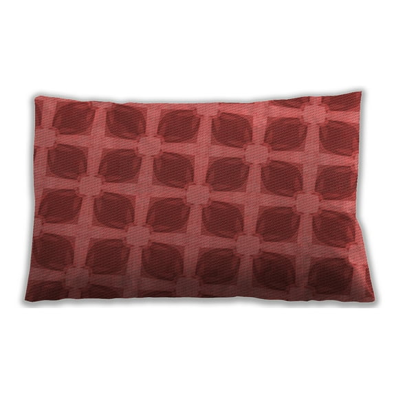 Ahgly Company Outdoor Rectangular Contemporary Lumbar Throw Pillow, 13 inch by 19 inch