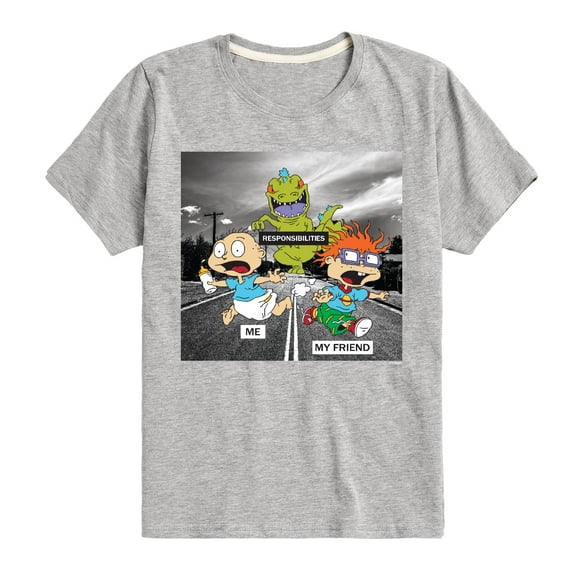 Rugrats - Reptar Meme - Toddler & Youth Short Sleeve Graphic T-Shirt