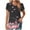 Multicolor Summer Tops for Women_l, variant on HAPIMO Women' Plus Size Casual Loose Flower Print Tops Summer Tops for Women Elegant Pleated Blouses Flowy Fashion Clothes Round Neck Tees Dressy Tunic Multicolor XXL