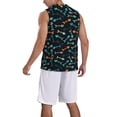 thumbnail image 2 of Naloa Little Fish Skeleton Basketball Jersey Reversible Men's Mesh Athletic Sports Shirts Training Practice S-4XLMedium, 2 of 6