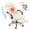 Beige, variant on HOMREST Ergonomic Administrative Office Chair, Heated Massage Lounge Chair with Adjustable Backrest, Foot Pedal, for Home & Office Use, Black