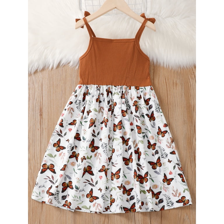 brown dress 5t Rylee + Cru Girls Chocolate Color Ava Dress
