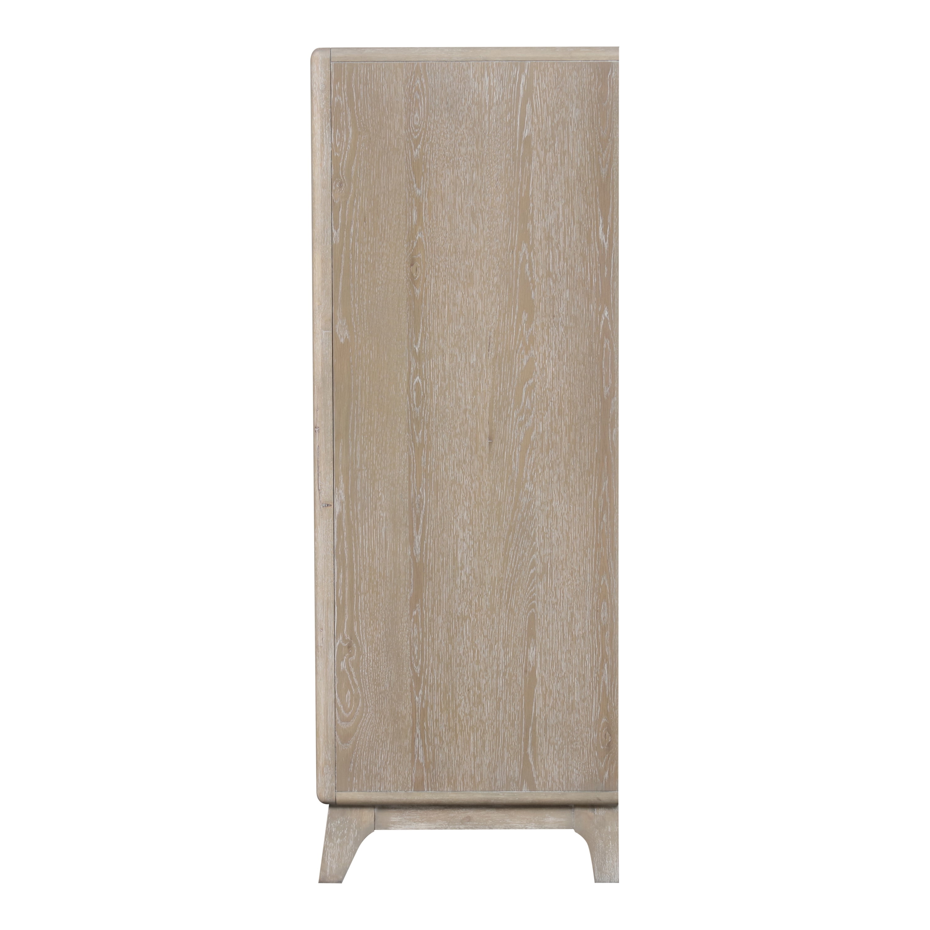Furniture of America Lioris Adult Modern Rustic 5-Drawer Vertical Dresser, Oak