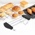 thumbnail image 4 of FESTFENDS 2Pcs Toast Warming Rack Made Of Stainless Steel For Kitchen Organization Black, 4 of 8