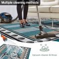 thumbnail image 5 of Blue Beige Anchor Outdoor Rug for Patio/Deck/Porch, Non-Slip Large Area Rug 5 x 7 Ft, Nautical Summer Beach Coastal Ocean Indoor Outdoor Rugs Washable Area Rugs, Reversible Camping Rug Carpet Runner, 5 of 8
