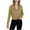 #417-Khaki, variant on Neewe Women's Cropped Workout Jacket 1/2 Zip Pullover Running Athletic Outwear Slim Fit Long Sleeve Yoga Top