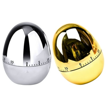 2 Pcs Creative Egg Kitchen Baking Timer for Cooking Timers Desk Clock Manager Student