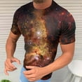 thumbnail image 4 of Penkiiy Galaxy Printed Shirt,Mens 3D Top Blouse Novelty Graphic Breathable Quick Dry Sleeveless Beach T-Shirt 4XL Multicolor, 4 of 6