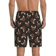 thumbnail image 4 of Lsque Bulldog with Sunglasses Mens Sleep Pajama Shorts,Short Pajama Pants, Cotton Ultra-Soft Knit-X-Large, 4 of 9