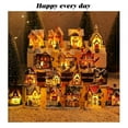 thumbnail image 3 of AmaMary Christmas Village Sets LED Lighted Christmas Village Houses Figurines for Christmas Tree Decorations Vintage Christmas Village Collection for Christmas Holiday Home Decorations, 3 of 5